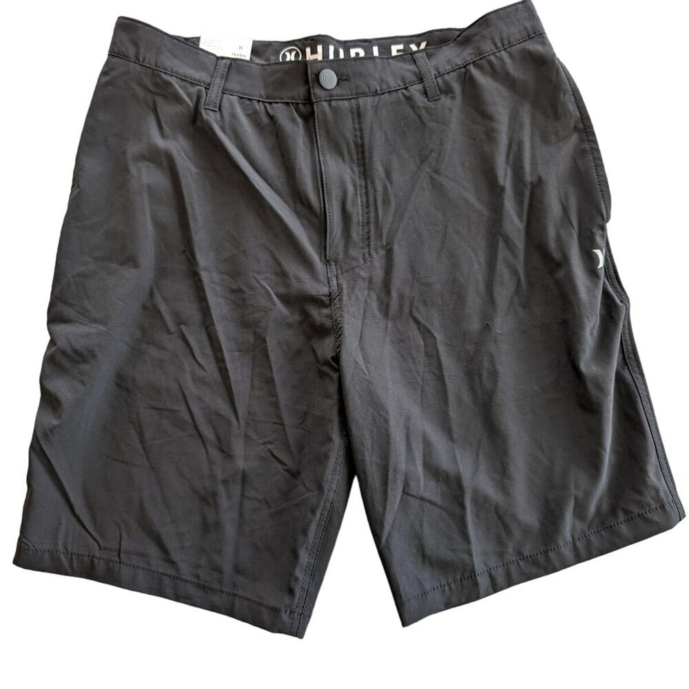 Hurley Shorts Mens 30 Black Hybrid Walkshort Quick Dry Poly Preppy Gorpcore